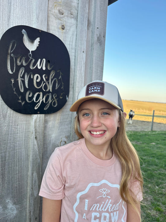 Berning Acres FARM CAMP branded hat