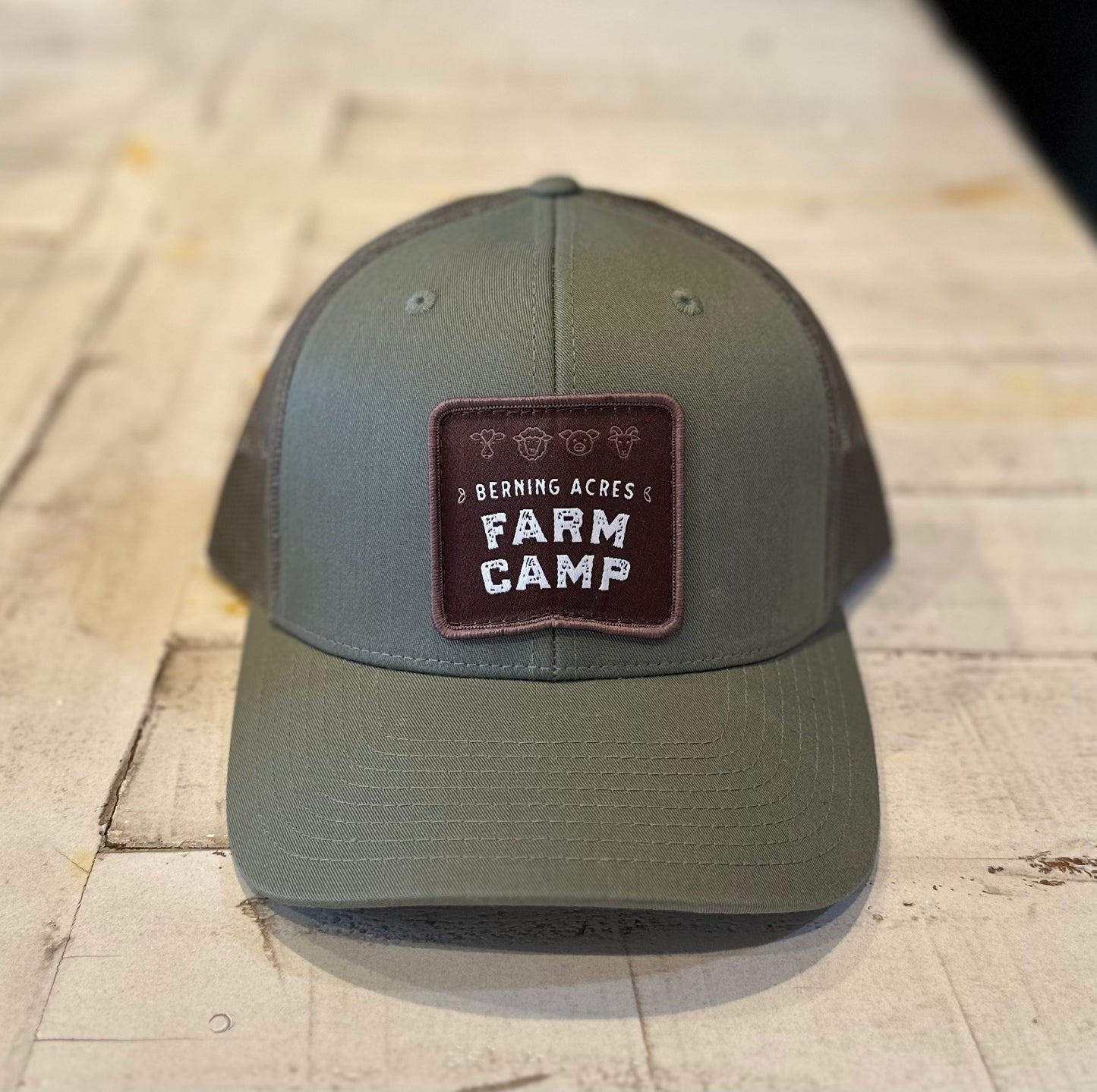 Berning Acres FARM CAMP branded hat