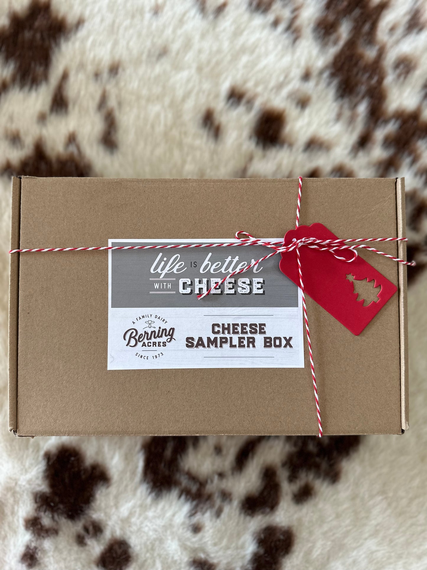 Holiday Cheese Sampler Gift Box