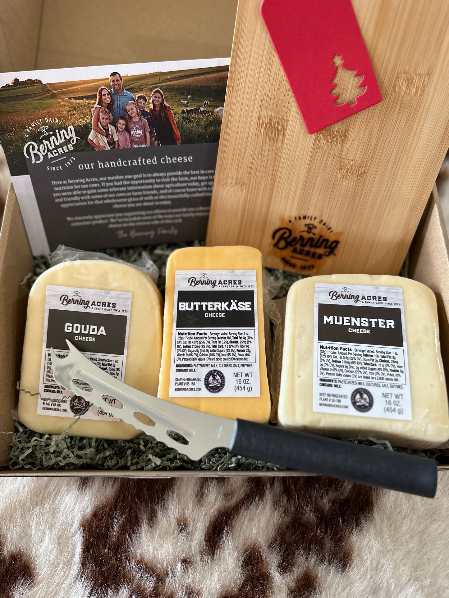 Holiday Cheese Sampler Gift Box